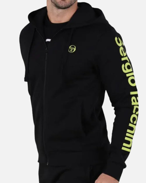 Veste survêtement Sergio Tacchini Namar - Noir/Vert - Footkorner