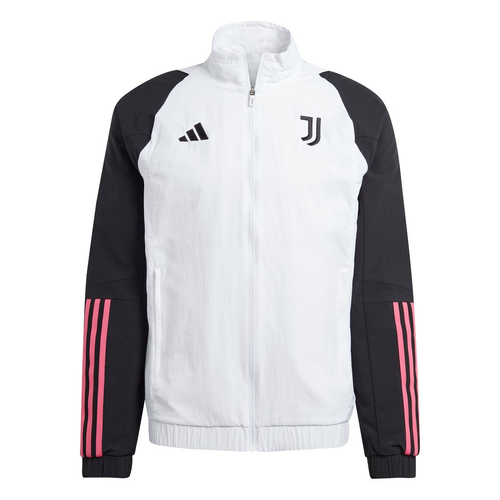 Juventus 2023/2024 Trainingsjacke – Weiß/Schwarz/Rosa - Footkorner