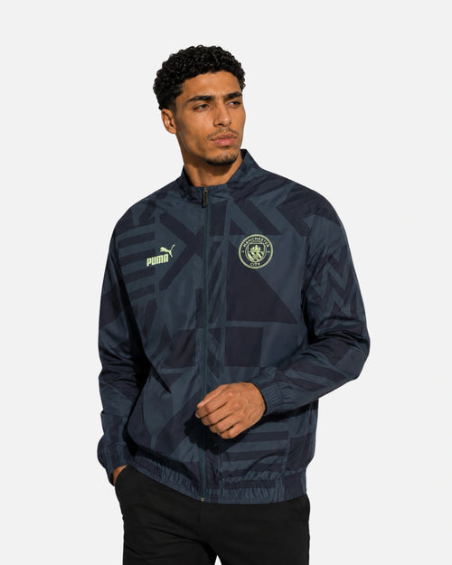 Manchester City Trainingsjacke - Schwarz/Grau/Gelb - Footkorner