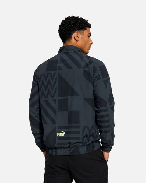 Manchester City Trainingsjacke - Schwarz/Grau/Gelb - Footkorner