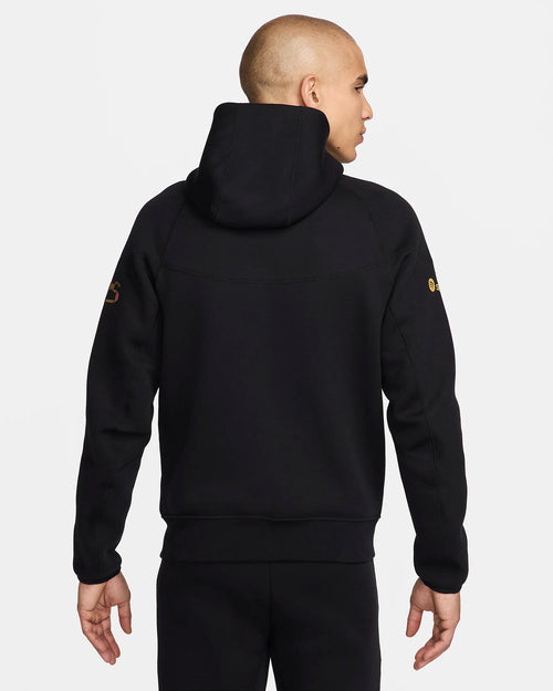 FC Barcelona 2024/2025 Tech Fleece Jacke – Schwarz/Gold - Footkorner
