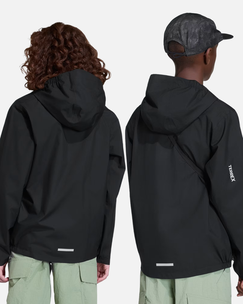 Terrex Multi CLIMAPROOF 2-Lagen-Jacke für Kinder - Schwarz - Footkorner