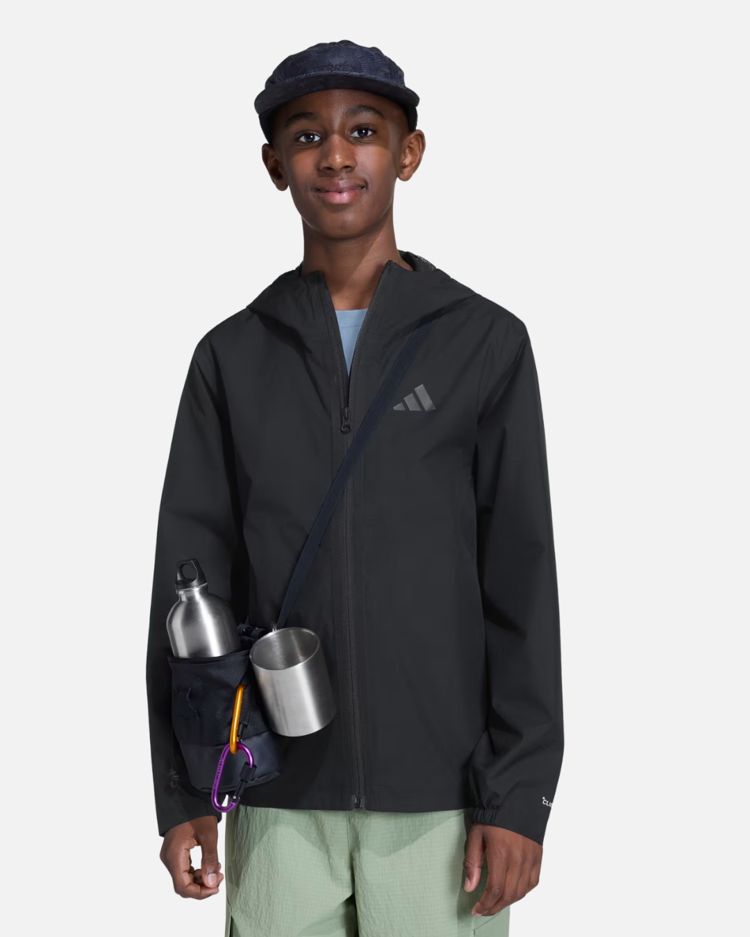 FootkornerTerrex Multi CLIMAPROOF 2-Lagen-Jacke für Kinder - Schwarz