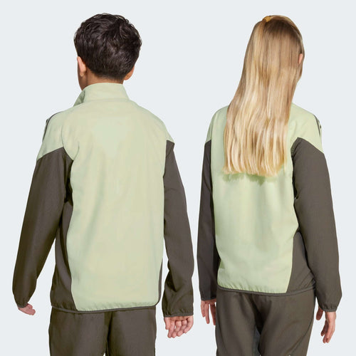 Veste d'entraînement Real Madrid Junior 2025/2026 - Vert/Kaki - Footkorner