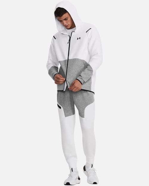 Veste Under Armour Unstoppable Fleece - Gris/Blanc - Footkorner