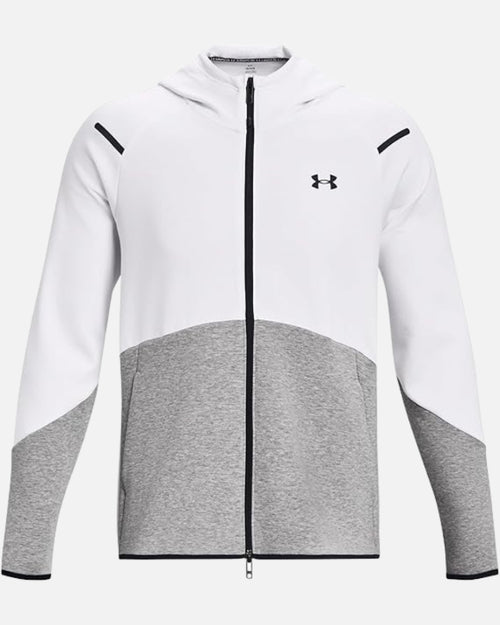 Veste Under Armour Unstoppable Fleece - Gris/Blanc - Footkorner
