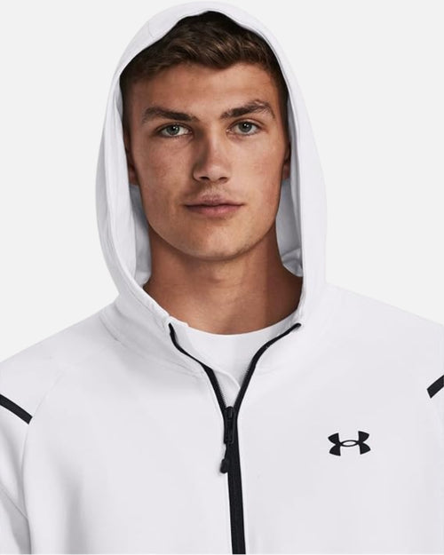 Veste Under Armour Unstoppable Fleece - Gris/Blanc - Footkorner