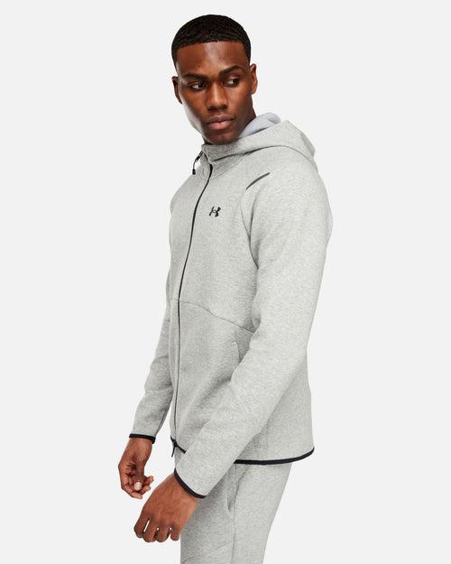 Giacca in pile Under Armour Running Unstoppable - Grigio/Nero - Footkorner