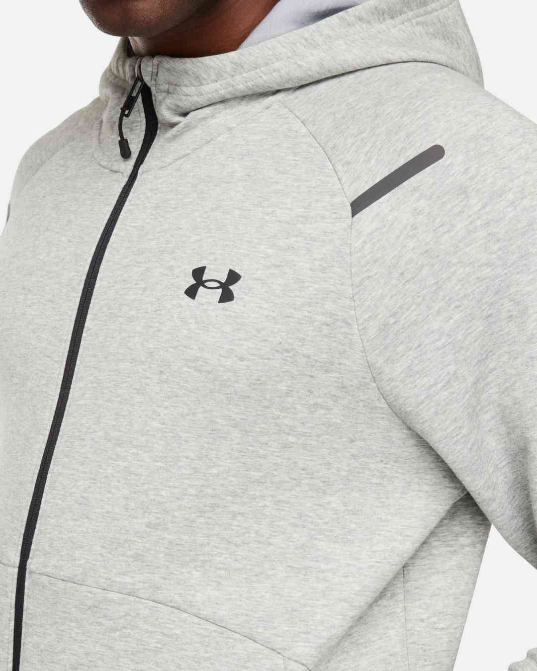 FootkornerGiacca in pile Under Armour Running Unstoppable - Grigio/Nero
