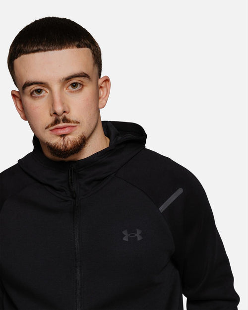 Chaqueta de forro polar Under Armour Unstoppable - Negra - Footkorner