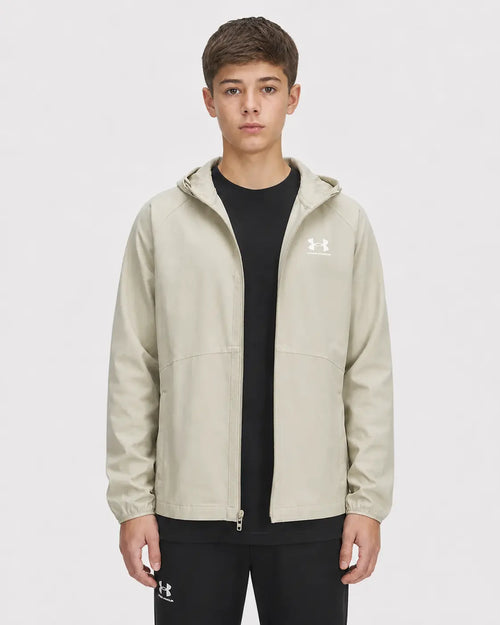 Under Armour Vibe Woven Jacke – Beige - Footkorner