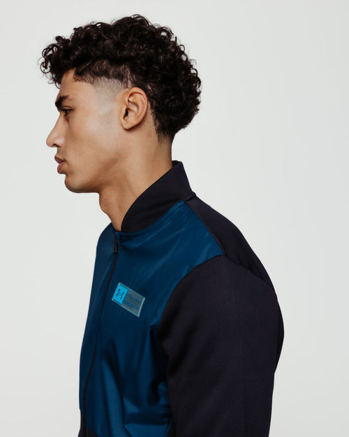 Under Armour Fleece Storm Jacke – Blau/Schwarz - Footkorner
