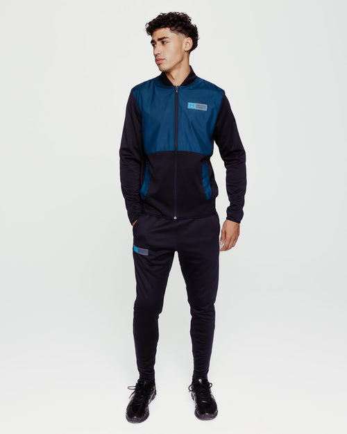 Under Armour Fleece Storm Jacke – Blau/Schwarz - Footkorner