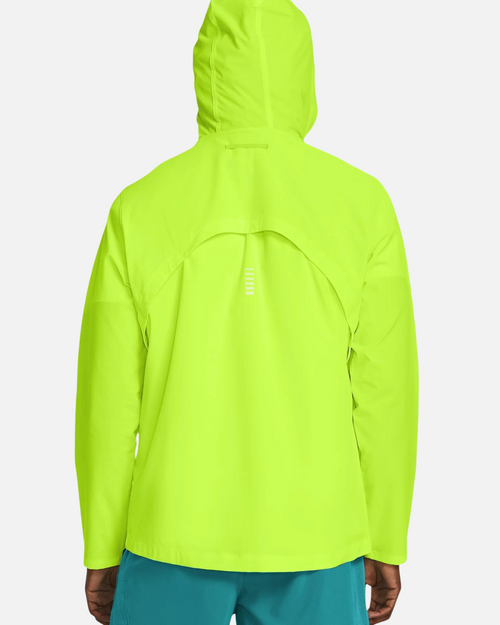 Veste Under Armour Outrun The Storm - Jaune Fluo - Footkorner