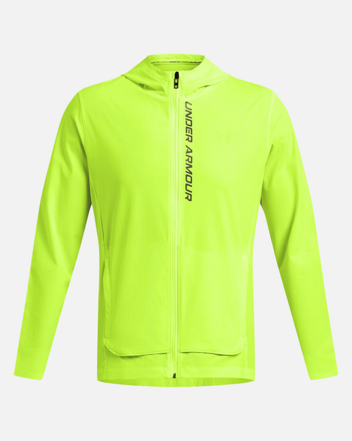 Veste Under Armour Outrun The Storm - Jaune Fluo - Footkorner