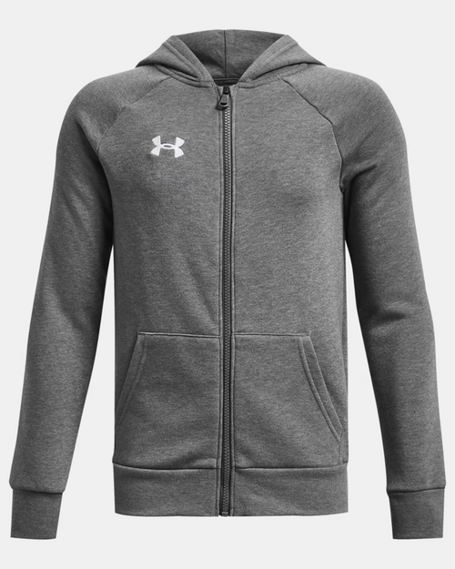 Jacke Under Armour Rival Fleece Junior - Grau - Footkorner