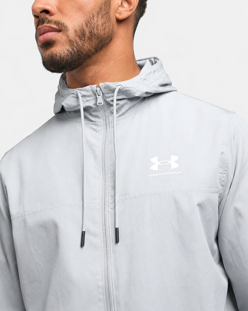 Under Armour Running Rival Woven Jacke - Grau - Footkorner