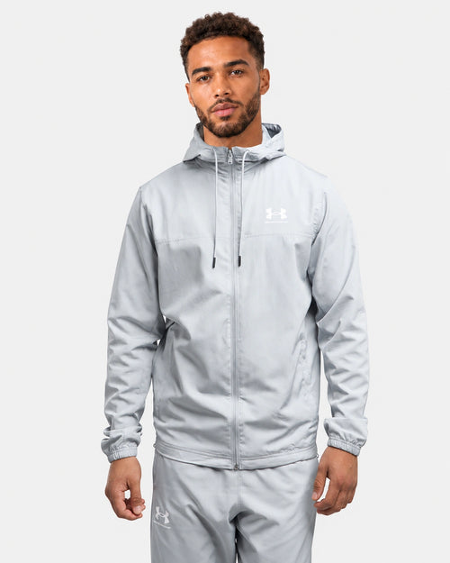 Under Armour Running Rival Woven Jacke - Grau - Footkorner