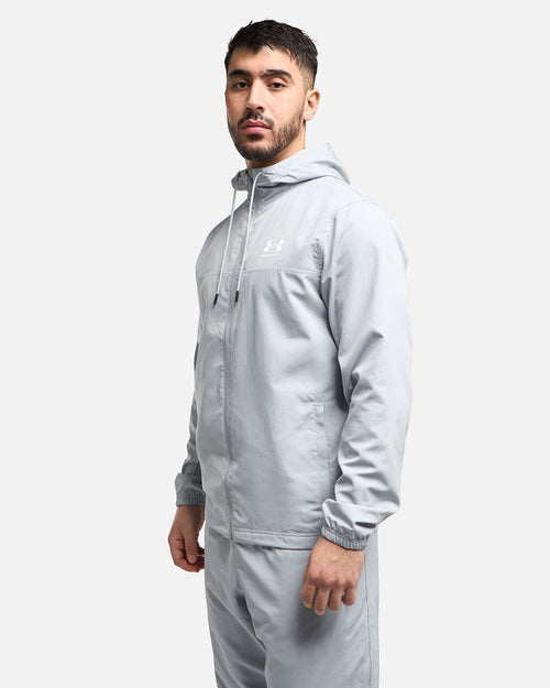 Giacca Under Armour Rival Woven - Grigio - Footkorner