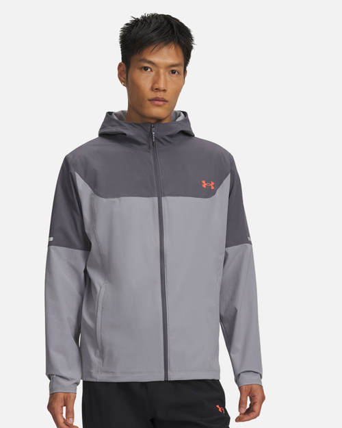 Veste Under Armour Running Tech Utility Woven - Gris - Footkorner