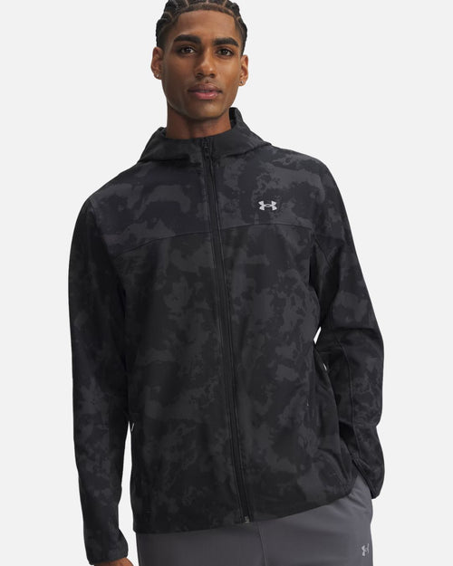 Veste Under Armour Running Velociti Pro Storm - Noir/Gris Camouflage - Footkorner