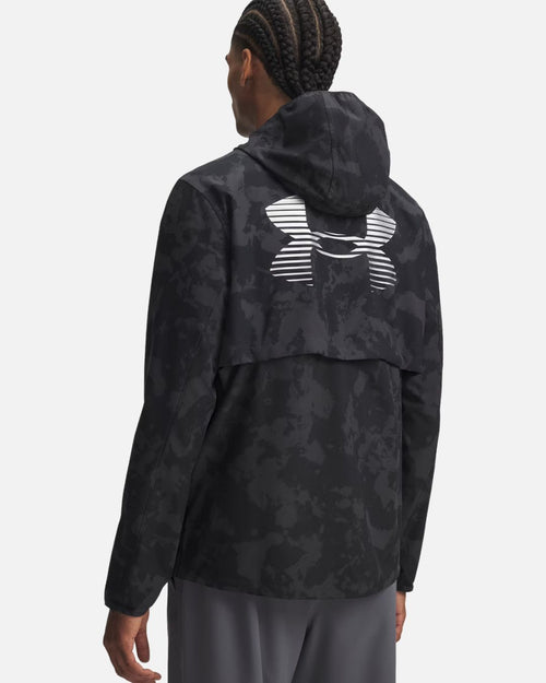 Veste Under Armour Running Velociti Pro Storm - Noir/Gris Camouflage - Footkorner