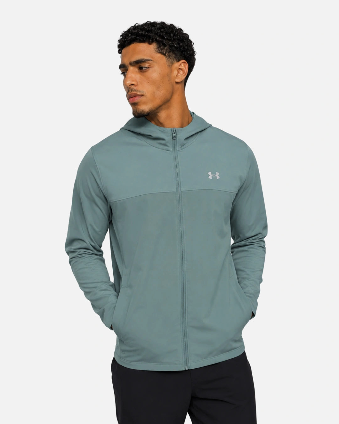 FootkornerUnder Armor Running Velociti Pro Storm Jacket - Green
