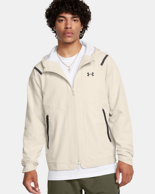 Chaqueta Under Armour Unstoppable Left Chest - Blanca - Footkorner