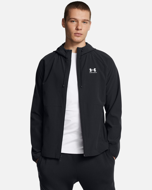 Jacke Under Armour Vibe Woven - Schwarz - Footkorner