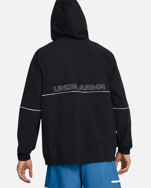 Giacca Under Armour Running Zone Woven - Nera - Footkorner