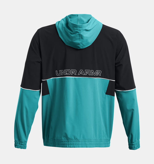 Veste Under Armour Zone Woven - Noir/Bleu - Footkorner