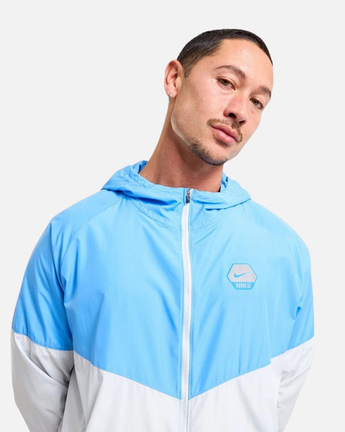 Veste Zipée Nike Woven - Gris/Bleu - Footkorner
