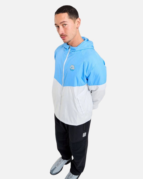 Veste Zipée Nike Woven - Gris/Bleu - Footkorner