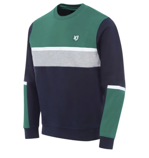 Sweat FK Sicarios V - Marine/Vert/Gris - Footkorner