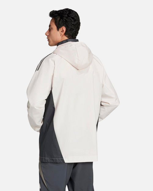 Chaqueta cortavientos Real Madrid 2025 - Beige - Footkorner