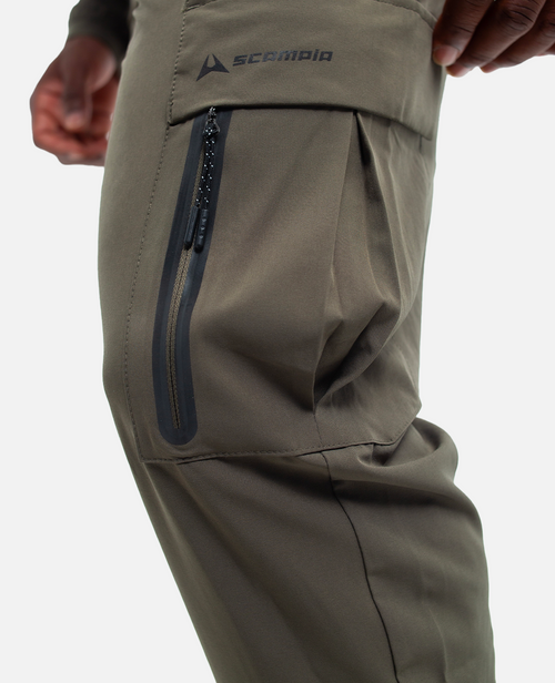 Chándal Scampia Running Gara con capucha integrada - Caqui - Footkorner