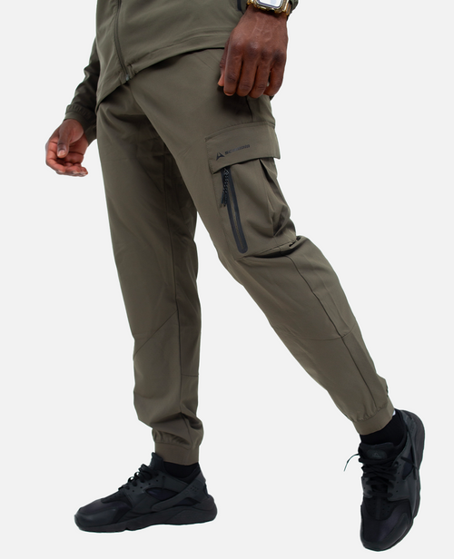 Chándal Scampia Running Gara con capucha integrada - Caqui - Footkorner