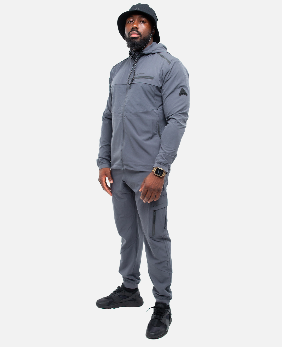 Scampia Gara Tracksuit with Integrated Hood - Blue