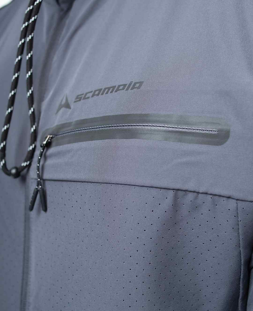 Chándal Scampia Running Gara con capucha integrada - Azul - Footkorner