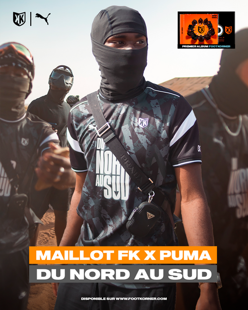 Maillot FK x Puma Du Nord Au Sud - Noir - Footkorner