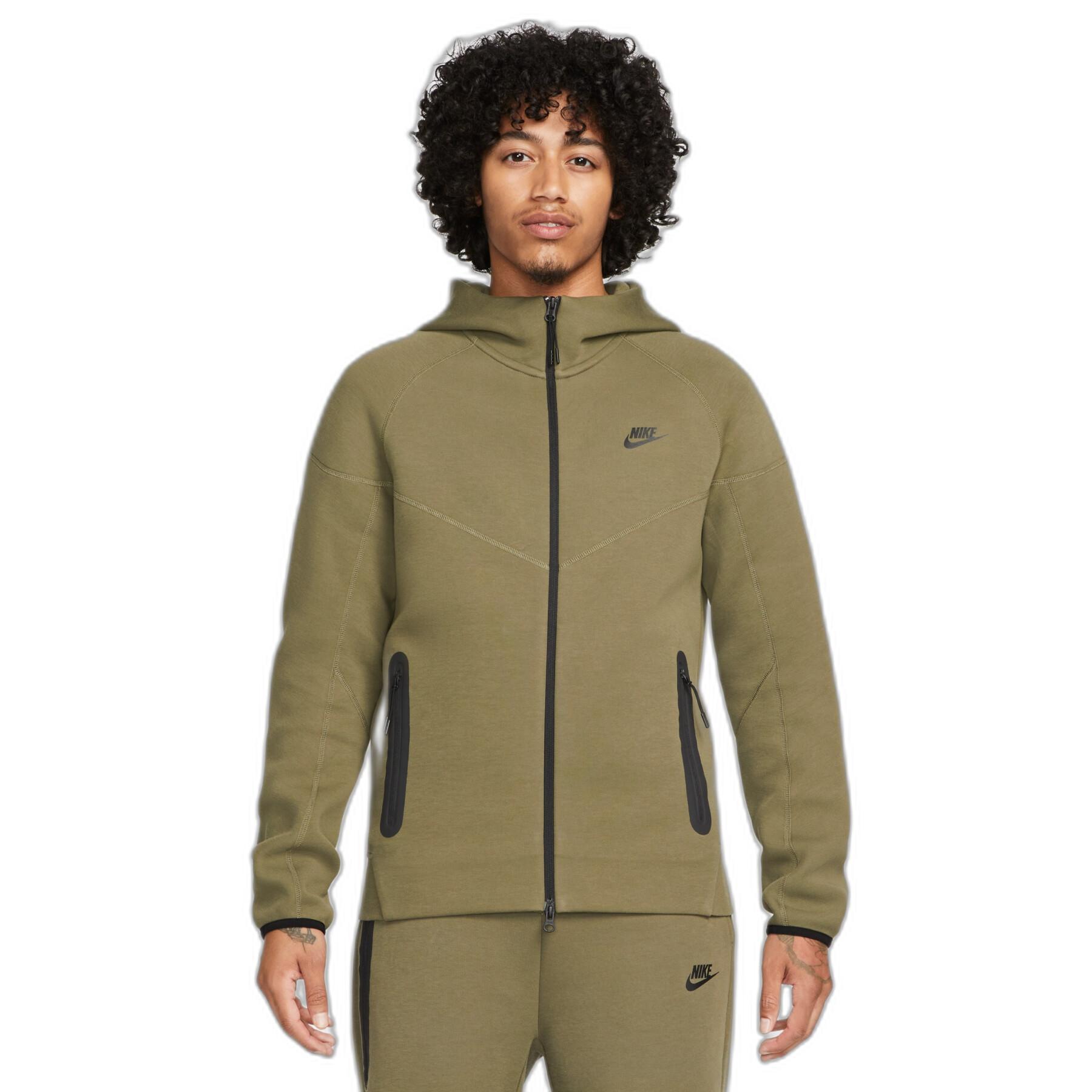 FootkornerWeste Nike Tech Fleece Windrunner - Khaki