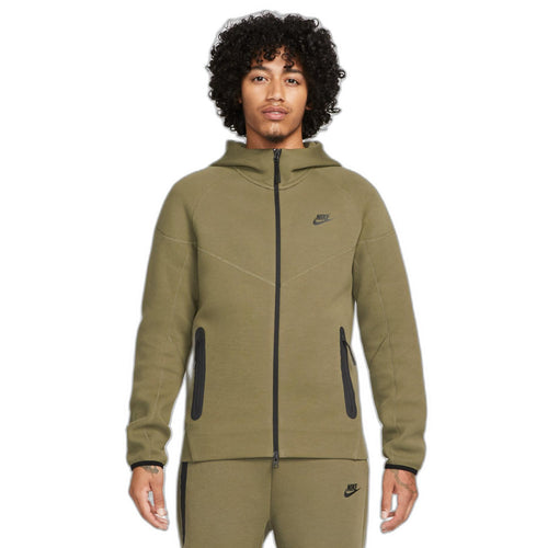 Weste Nike Tech Fleece Windrunner - Khaki - Footkorner