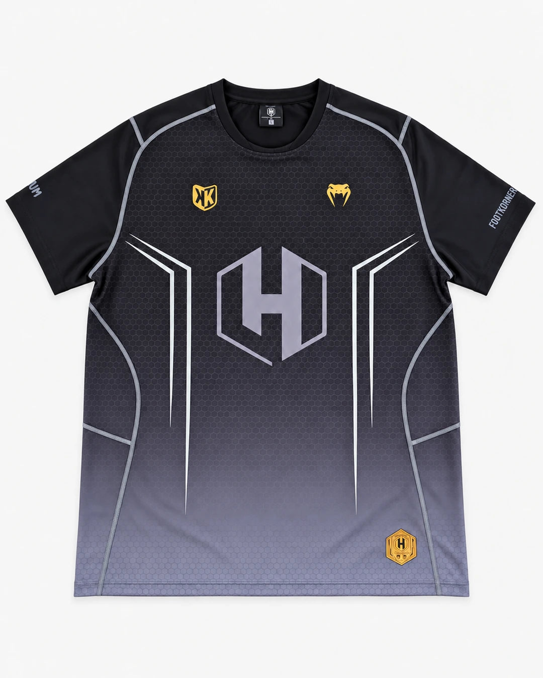 FootkornerT-shirt FK x Venum Hexagone MMA - Grigio/Oro