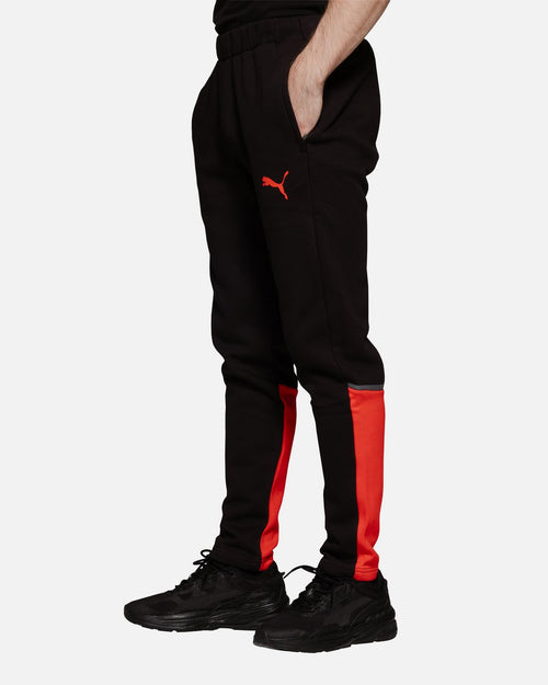 Pantalon de survêtement Casuals Milan AC - Noir/Rouge - Footkorner