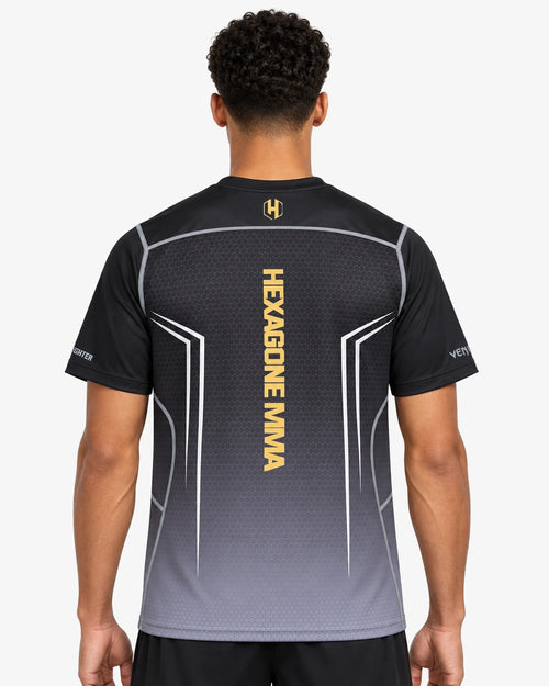 T-shirt FK x Venum Hexagone MMA - Grigio/Oro - Footkorner