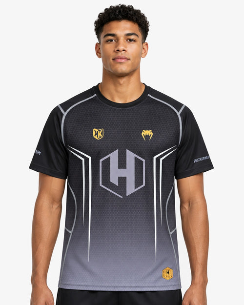 T-shirt FK x Venum Hexagone MMA - Grigio/Oro - Footkorner
