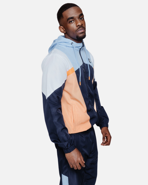 FK Diamond X Trainingsanzug – Blau/Orange/Weiß - Footkorner