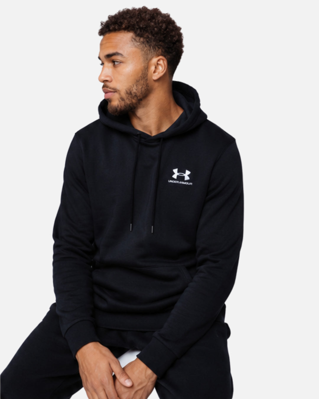 FootkornerUnder Armor Essential Hoodie - Black