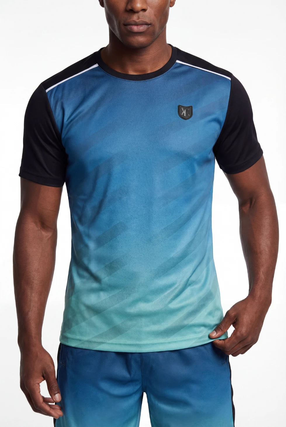 FootkornerT-Shirt FK Rise - Bleu/Noir