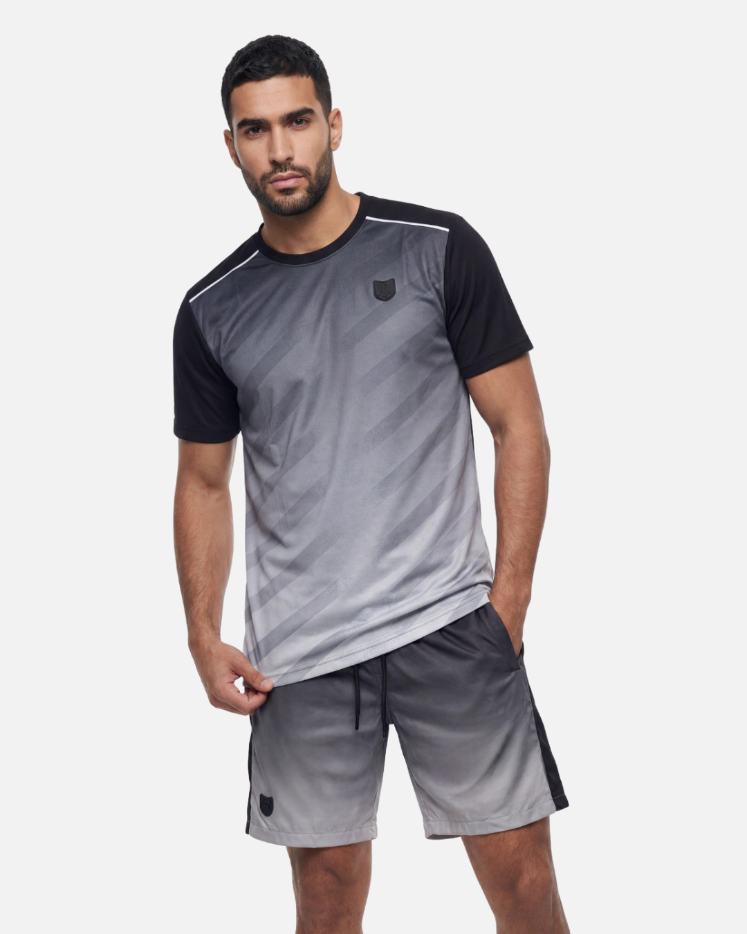 T-Shirt FK Rise - Grau/Schwarz